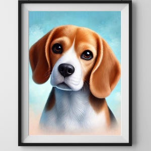 Custom Dog Portrait | Pet Portrait from Photo| Digital Pet Artwork | Custom Pet Gift | Dog Lover Decor