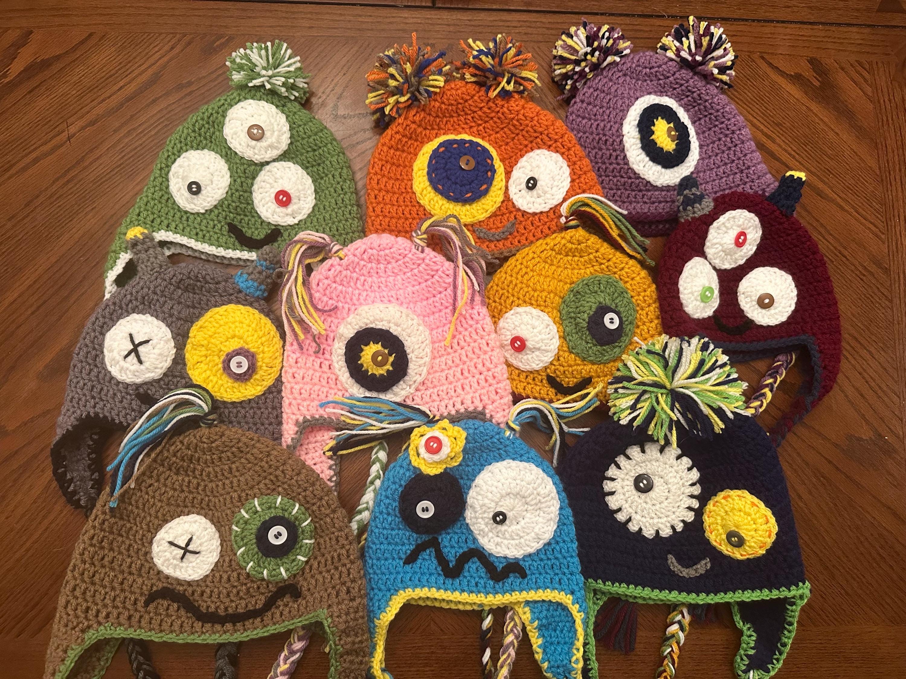 Etsy Cottonhead Handmade Knit Monster Hat ?? il_fullxfull.1704641495_72ne.jpg main image 2