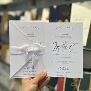 Invitación personalizada con sobre