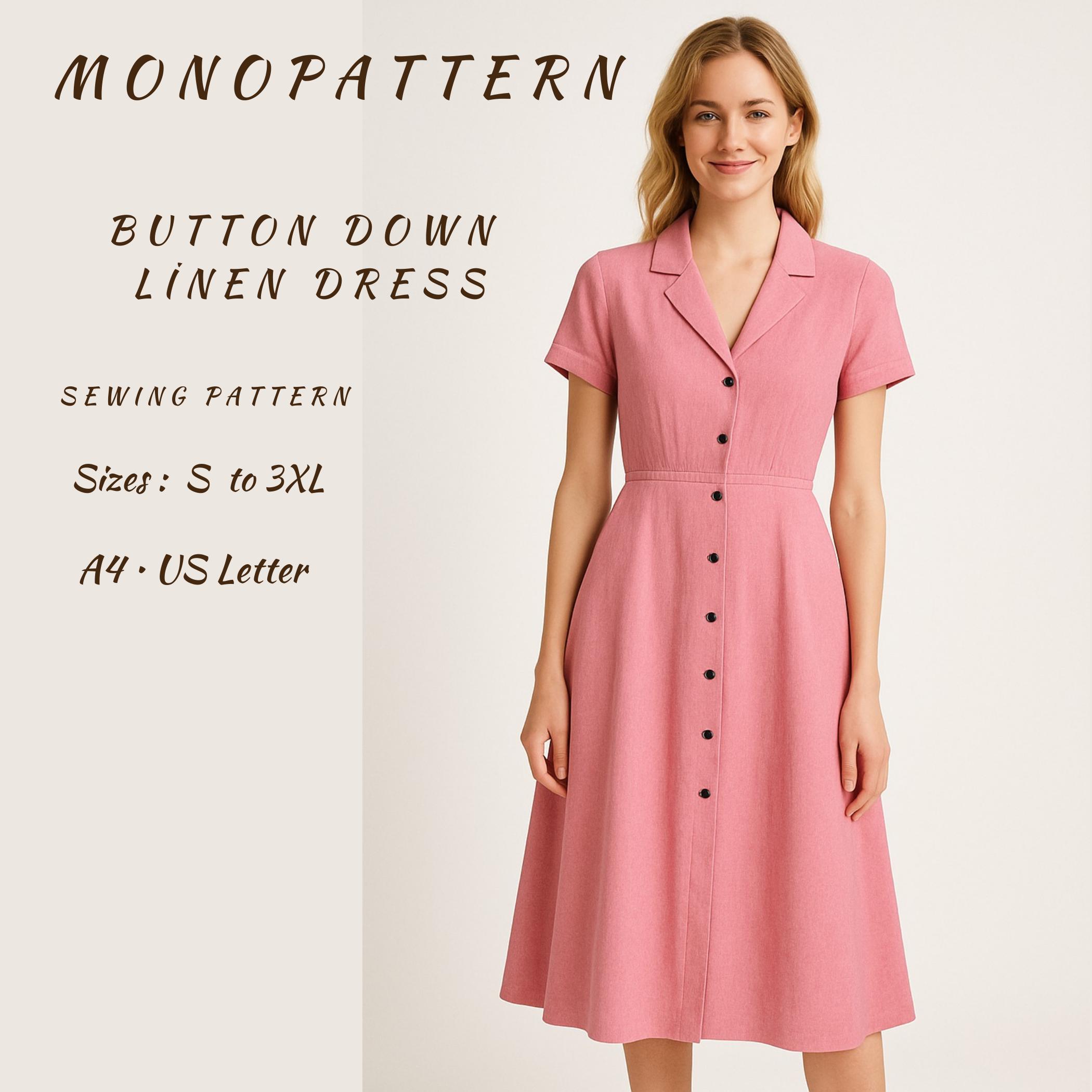 Poplin Shirt Dress - Etsy