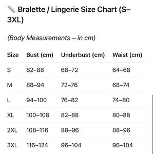 Patrón de costura de bralette en PDF, descarga digital de top de lencería, tallas de mujer S a 3XL imagen 7