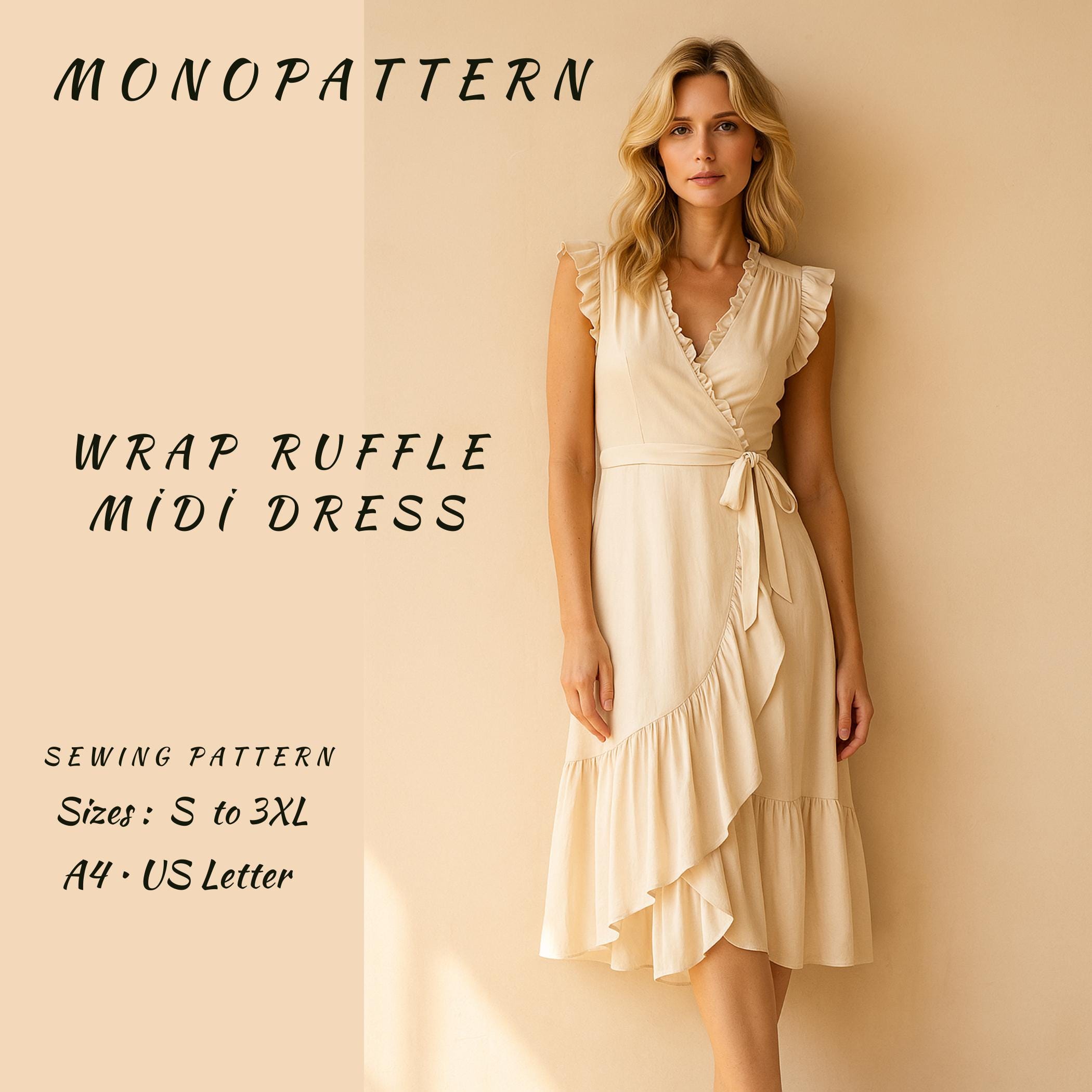 knee length dresses for ladies Sewing Pattern