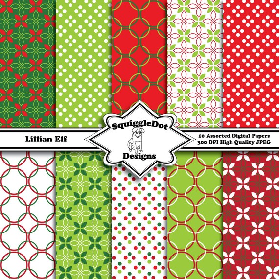 Digital Printable Christmas Paper Paper for Cards Crafts Art | Etsy