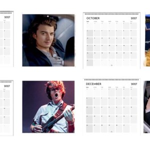 2027 Joe Keery Calendar | 2027 Calendar | Joe Keery Gift | Wall Calendar | Joe Keery Shirt | Djo Poster | Djo Merch | Music Poster image 4