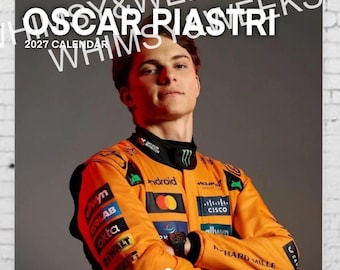 F1 Calendar | 2027 Wall Calendar | Formula One F1 | Racing | Sports Gift | F1 Drivers | F1 Fan | Unique Gift | Oscar