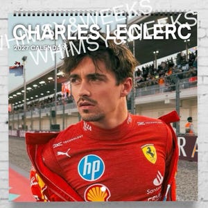 F1-kalender | Väggkalender 2027 | Formel 1 F1 | Racing | Sportpresent | F1-förare | F1-fan | Unik present | Charles