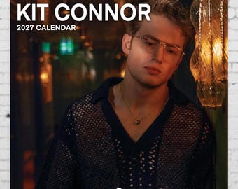 Kit Connor Calendar 2027 | 2027 Wall Calendar | Kit Connor Gift | Heartstopper | Funny Gift for Friend