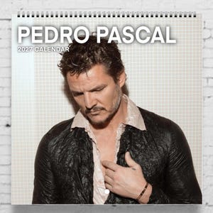 Pedro Pascal Calendar | 2027 Calendar | Celebrity Calendar | Pedro Pascal Gift | Funny Gift for Friend
