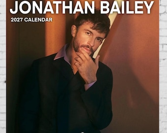 Jonathan Bailey 2027 Calendar | 2027 Wall Calendar | Gift for Fans