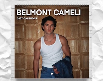 Calendrier Belmont Cameli 2027 | Romance et hockey | Cadeau pour amoureux des livres