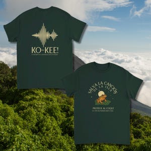サルバ・アル・コキ - Camiseta de Conservación “La Canción de la Isla”