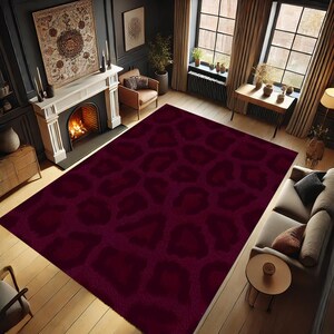 Modern Rug, Leopard Pattern, Mottled Design Rug, Animal Design Rug, Non-slip Rug, Gift,  Home Gift, Legend Rug,Trendy Rug,Leopard Design Rug