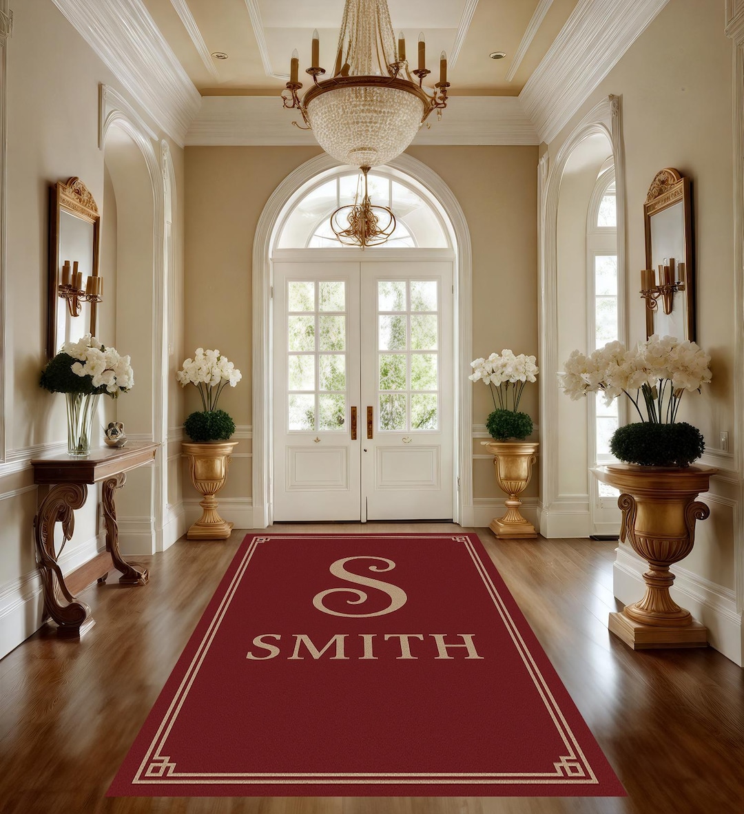 Entry Rug, Personalized Rug, Customizable Rug, Personalized Gift, Non ...