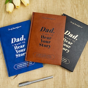 The Perfect Father's Day Gift for Dad, "Dad, I Want to Hear Your Story" Keepsake Family Memory Journal Special Edition New Dad Gift