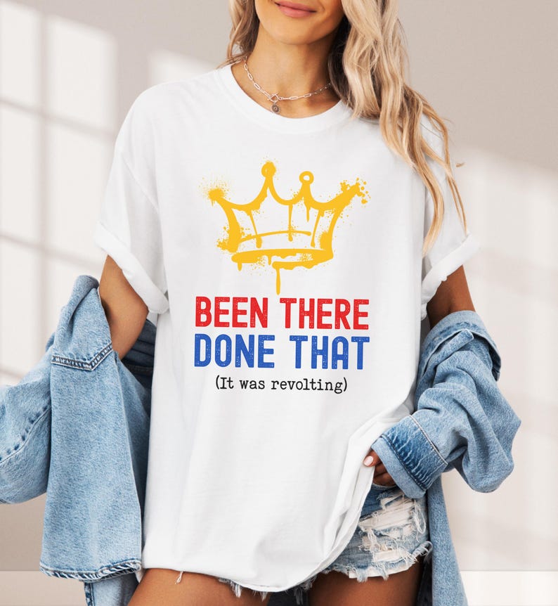 No Kings T-Shirt October 18: Anti-Trump Political Protest Tee, Pro Democracy Support Shirt for Freedom of Speech Peaceful Protests Gifts White