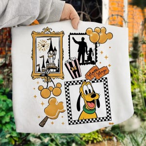 Pluto Theme Park PNG Bundle, Castle Fireworks, Magic Tickets, Mickey Balloons, Popcorn, Ice Cream Bar, Digital Download, Transparent PNG