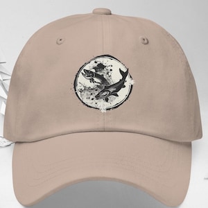 Paint Splatter Fish Dad Hat: Adjustable Angler Baseball Cap