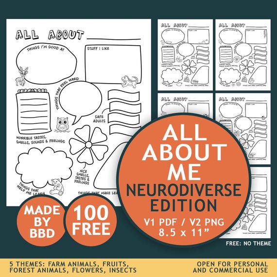 All About Me For Kids With Autism
