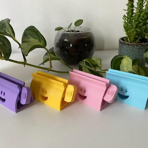 4er-Pack Squeeze-me – Bunte Zahnpastatubenausdrücker | Praktisch, unterhaltsam und wirtschaftlich