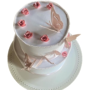 Torta finta scenografica elegante