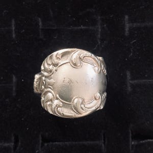 Boho style spoon statement ring