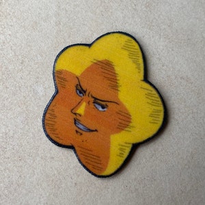 Arakawa Under the Bridge Anime Pin Fan Art Star Button