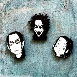 Samurai Champloo Japanese Horror Manga Graphic Novel Anime Comic Book Character Pulp Pin Button Pinback