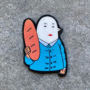 Life Lessons with Uramichi Oniisan &quot;Bird&quot; Drawing Pin Button