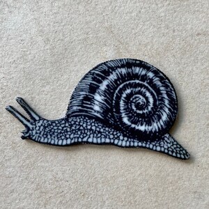 Snail Pin Button Vintage Snail Illustration