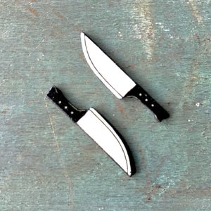 Tiny Knife Lapel Pin Chef Cook Kitchen Pinback Button Badge Brooch One 1 pin