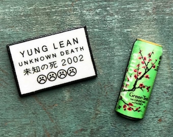 Yung Lean Arizona Iced Tea Set of Pins Unknown Death 2002