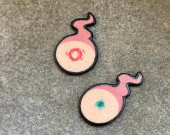 Toilet-Bound Hanako-kun Hitodama set of two Jibaku Shounen Hanako-kun Pin Button Yousei-san Handmade Pin Anime Manga Otaku Yashiro