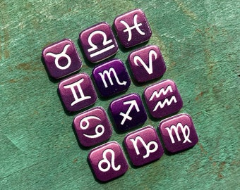 Purple Zodiac Emoji Horoscope Sign Symbol