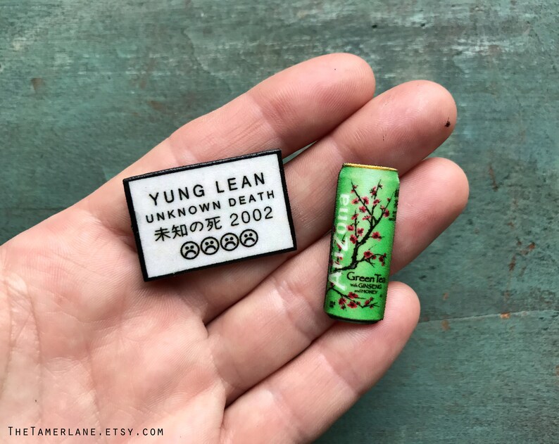 Yung Lean Arizona Iced Tea Set of Pins Unknown Death 2002 Sad Boys ...