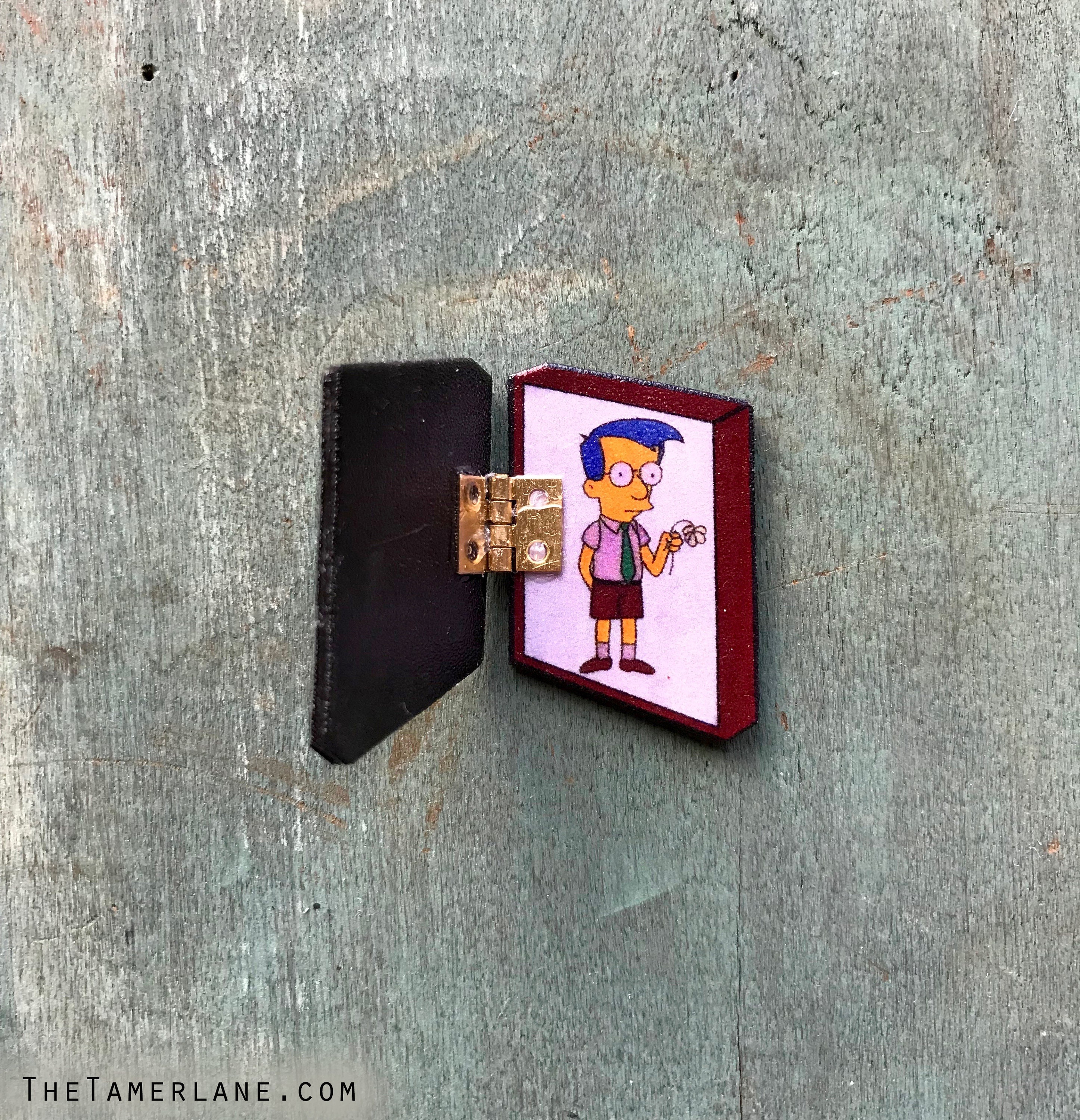 The Dud Mystery Date Game Poindexter Bootleg Bart Simpsons Lapel