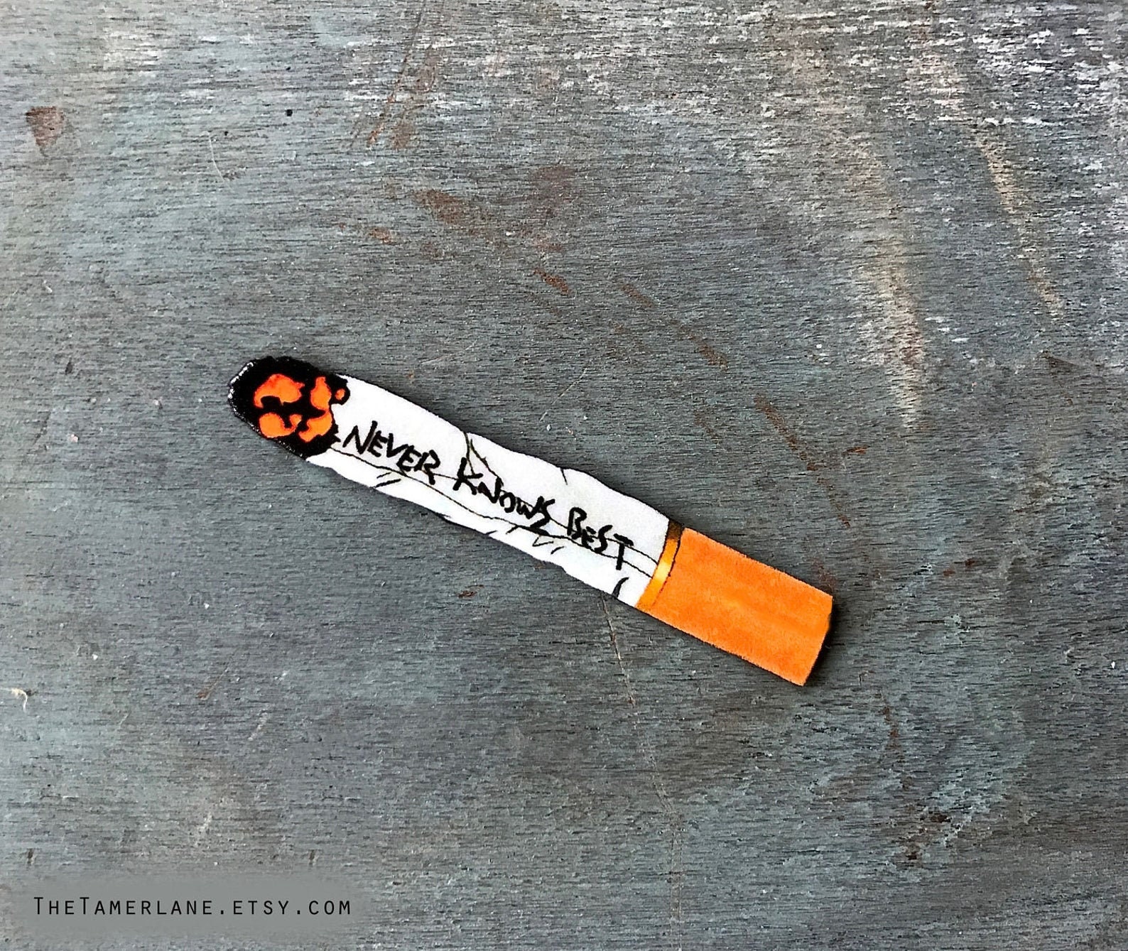 Never Knows Best Lapel Pin Pinback Button FLCL Fooly Cooly