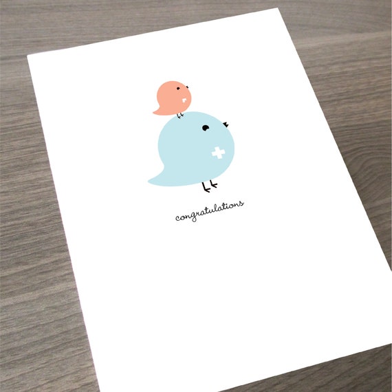 Sweet Mama Baby Bird Card Sweet Mama Baby Bird Card