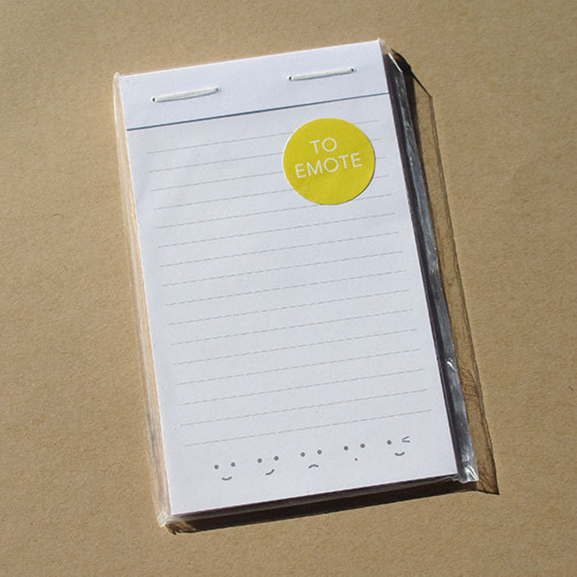 Small Notepad Cute and Fun Emoticons Cute Notepad Happy Etsy