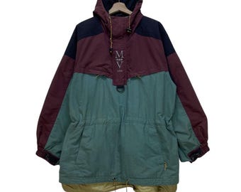 Vintage Mistral Ski Wear Snow Gear Bomber Hoodie Jacket Xlarge