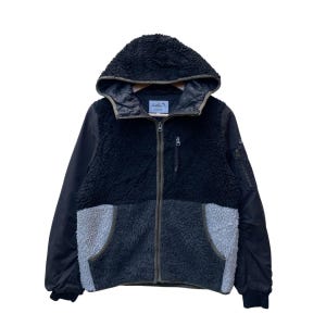 Vintage Arnold Palmer Deep Pile Hooded Zipper Up Jacket