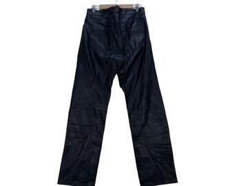 パンツ PAUL SMITH / cow leather pants Vintage Paul Smith Cowhide Leather Pants - Etsy