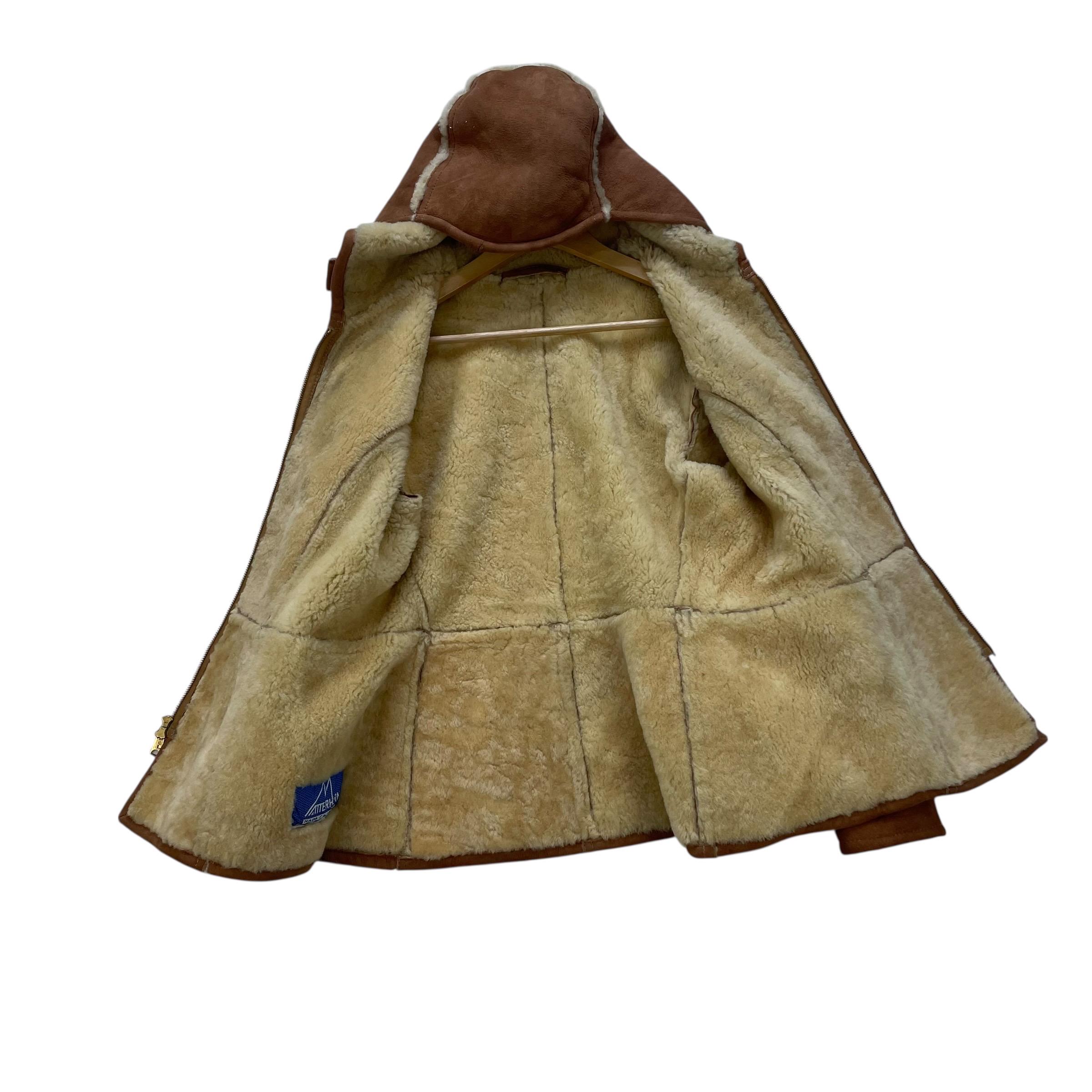 Vintage Matterhorn Napa California Shearling Jacket - Etsy Denmark