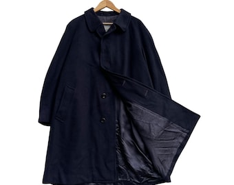 Vintage Aquascutum lange jas van zuivere wol en lamswol, gemaakt in Engeland