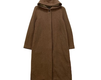 Vintage Japanese Brand Avant Garde East Boy Long Coat Wool Jacket