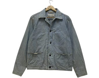 Vintage Japanese Factory Worker Jacket Size XL Blue - Etsy