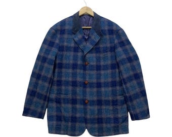 Vintage Karl Helmut Bomber Denim Jacket Large 90s Japanese Karl
