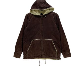 Japanese Brand Vintage Dog House Sherpa Corduroy Jacket
