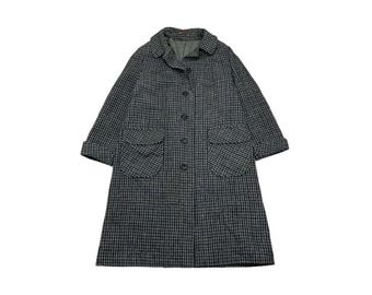 Vintage Harris Tweed Long Coat Jacket