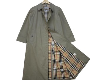 Rare Vintage Burberrys Nova Check Waxed Jacket Made in England