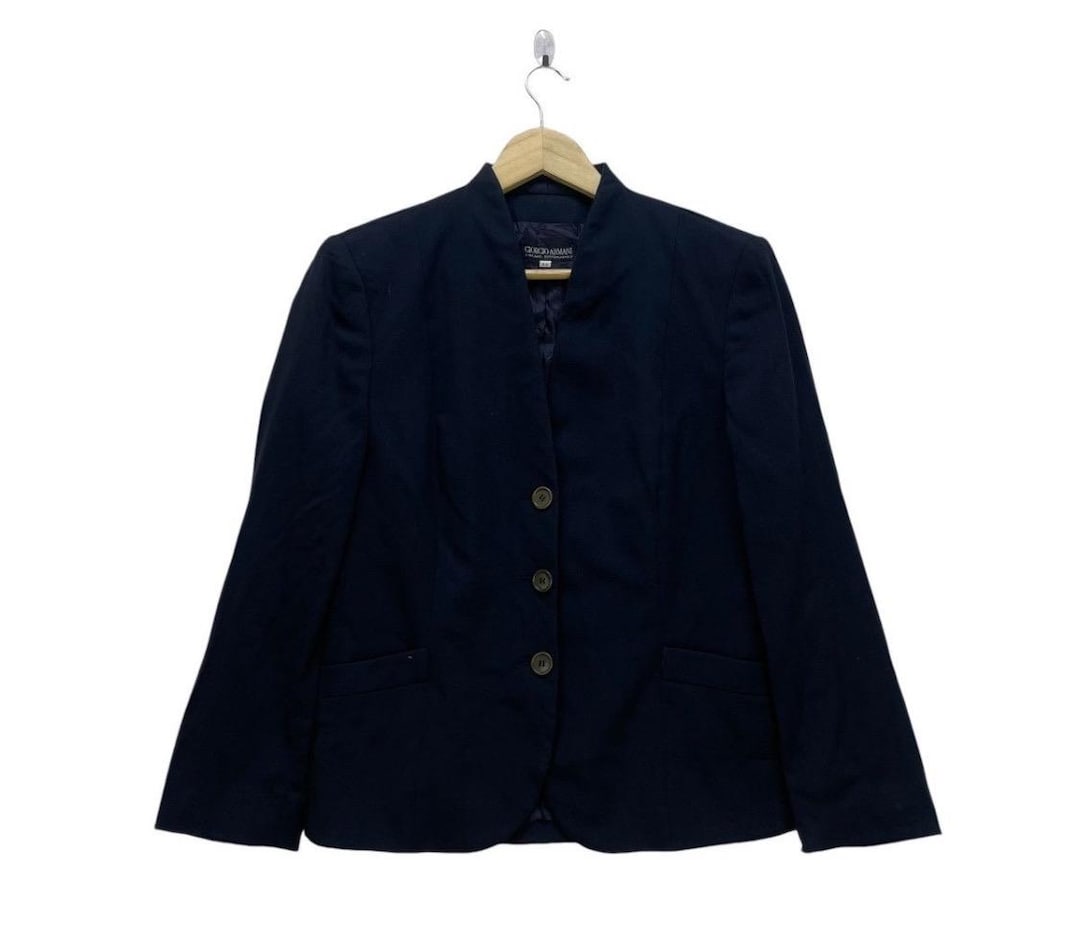 ジョルジオ アルマーニ ノーカラージャケット - Etsy 日本